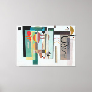 Toile KANDINSKY - DEUX POINTS VERTS - 1935 - Bauhaus -