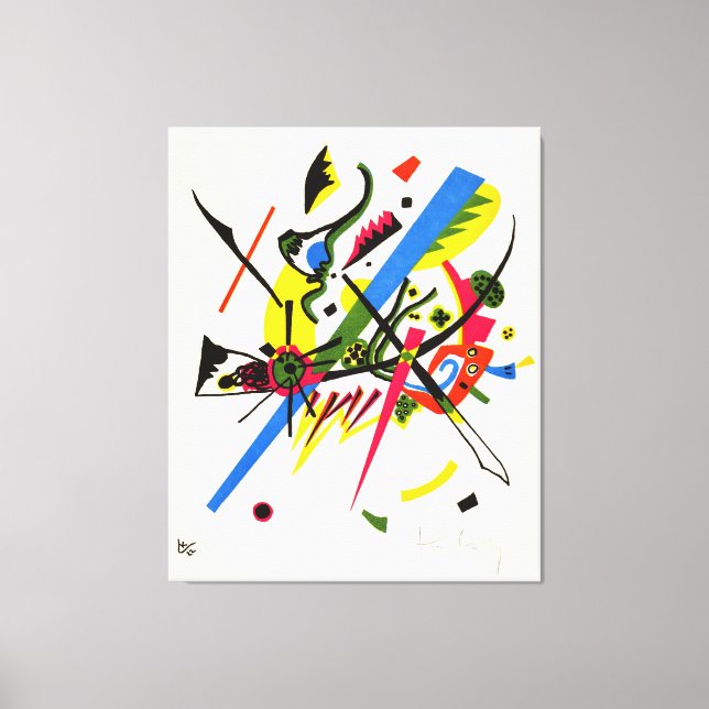 Toile KANDINSKY - PETITS MONDES I - 1922 - Bauhaus - (Recto)