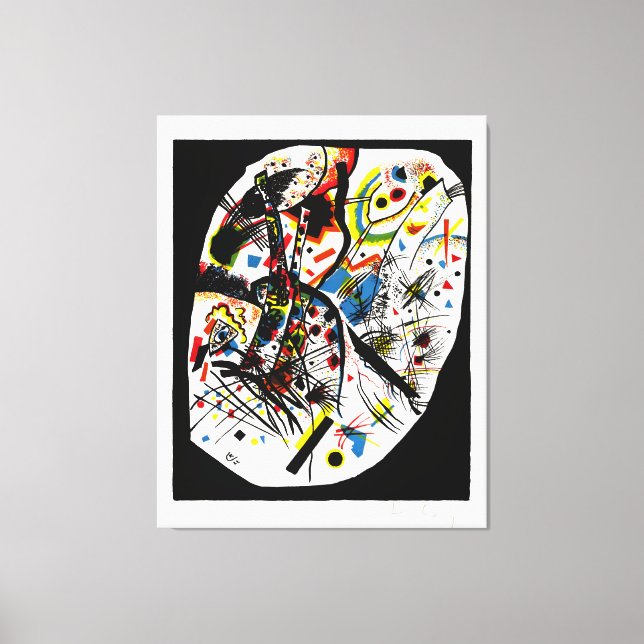 Toile KANDINSKY - PETITS MONDES III - 1922 - Bauhaus - (Recto)
