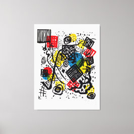 Toile KANDINSKY - PETITS MONDES V - 1922 - Bauhaus -