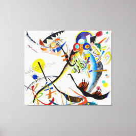 Toile KANDINSKY - SEGMENT BLEU - 1921 - Bauhaus -