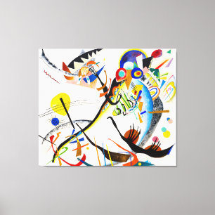 Toile KANDINSKY - SEGMENT BLEU - 1921 - Bauhaus -