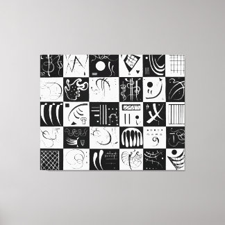 Toile KANDINSKY - TRENTE (Dreißig - Trente) - 1937 -