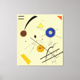 Toile KANDINSKY - TROIS CERCLES LIBRES - 1923 - Bauhaus 