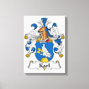 Toile Karl Family Crest