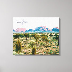 Toile Kata Tjuta Les Olgas Australie Centrale Voyage