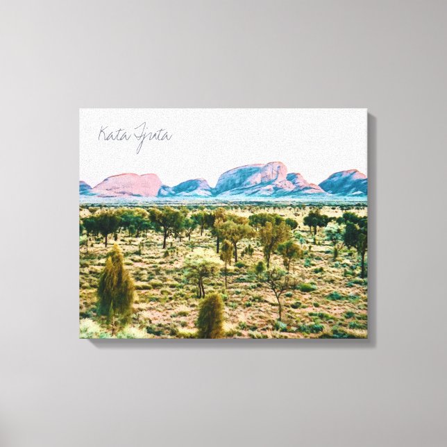 Toile Kata Tjuta Les Olgas Australie Centrale Voyage (Recto)