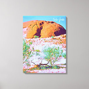 Toile Kata Tjuta Les Olgas Australie Centrale Voyage