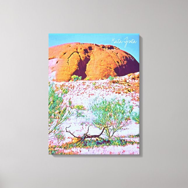 Toile Kata Tjuta Les Olgas Australie Centrale Voyage (Recto)