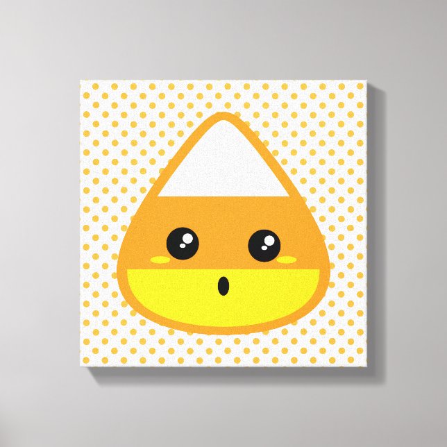 Toile Kawaii Candy Corn Enveloppé Canvas (Recto)