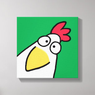 Toile Kelly Green SERIOUS CHICKEN par Sandra Boynton