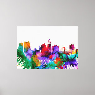 Toile Khartoum Skyline