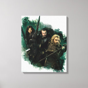 Toile Kili, THORIN OAKENSHIELD™, et graphique de Fili