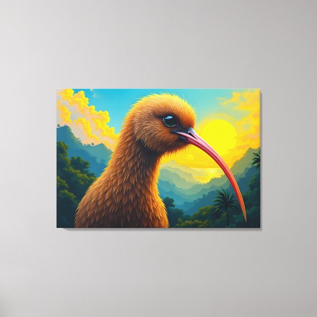 Toile Kiwi (Recto)