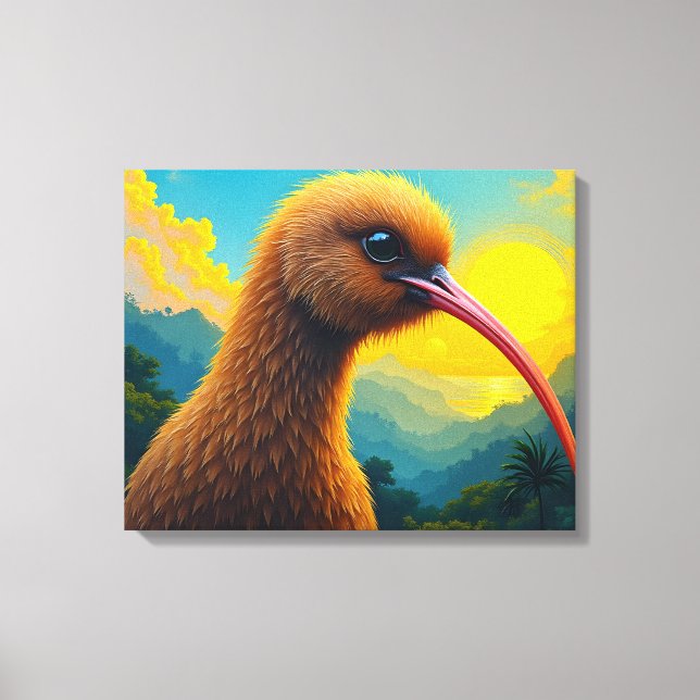 Toile Kiwi (Recto)