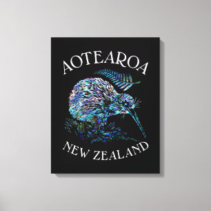 TOILE KIWI NOUVELLE-ZÉLANDE KIWI PAUA