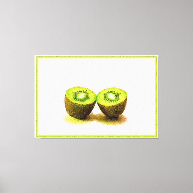 Toile "Kiwifruit" Photo mignonne. Commandez dès maintena (Recto)