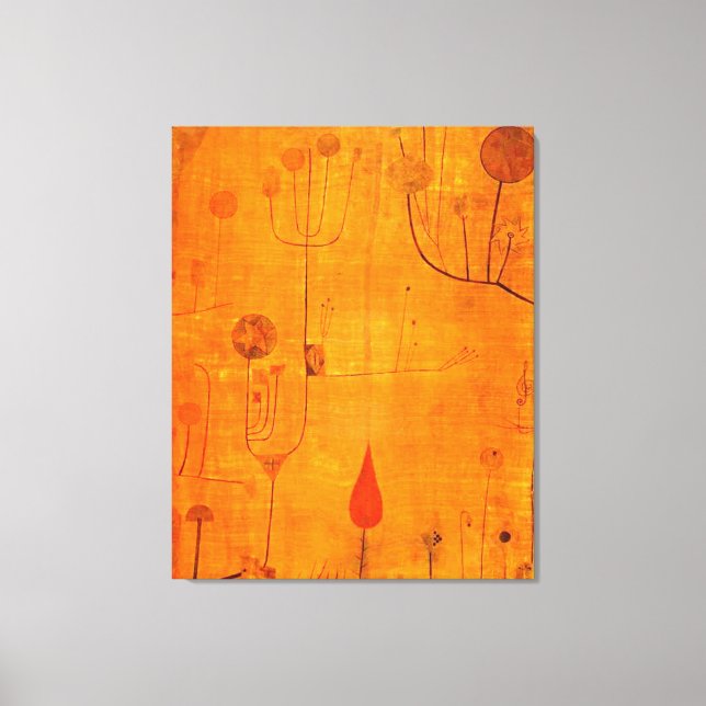 Toile Klee - Fruits en rouge (Recto)