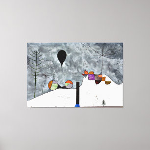 Toile Klee - Hiver, oeuvre populaire,