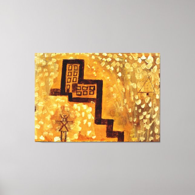 Toile Klee - La Maison des Hauts (Recto)