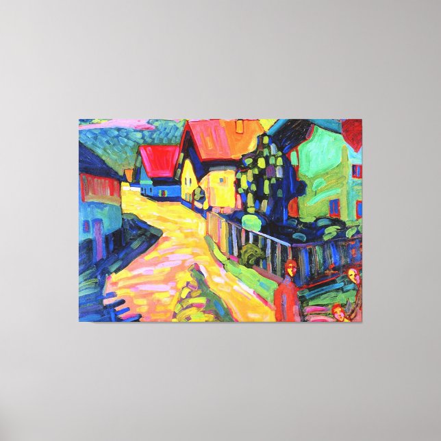 Toile Klee - rue Murnau avec femmes (Recto)