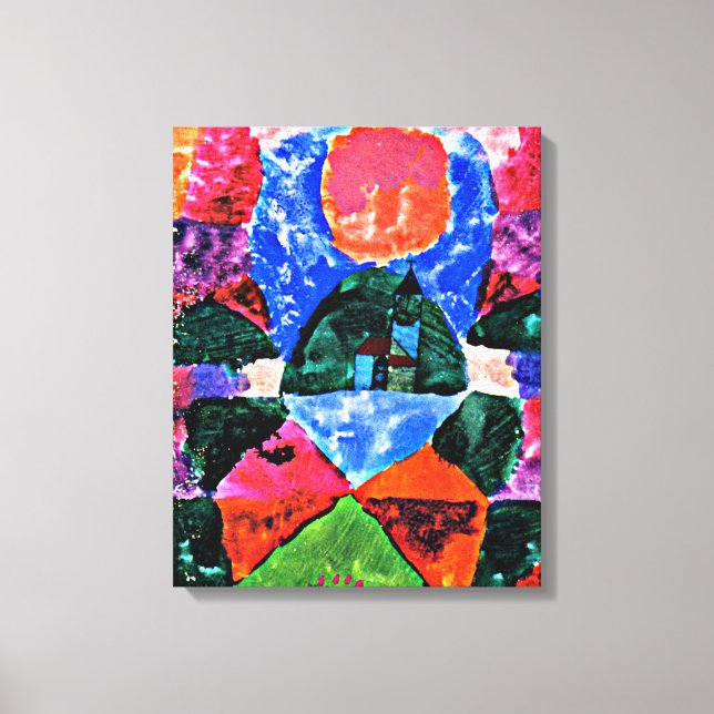 Toile Klee - Une pression de Tegernsee (Recto)