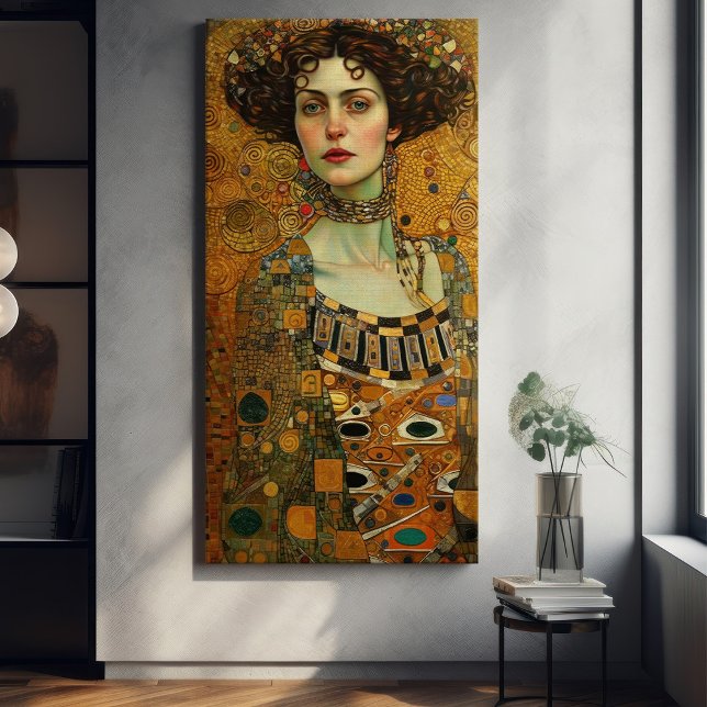 Toile Klimt Adele Bloch-Bauer peinture en mosaïque or Ca (Créateur téléchargé)