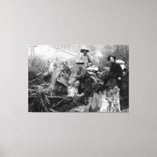 Toile Klondike Gold Rushing à la mort 1897