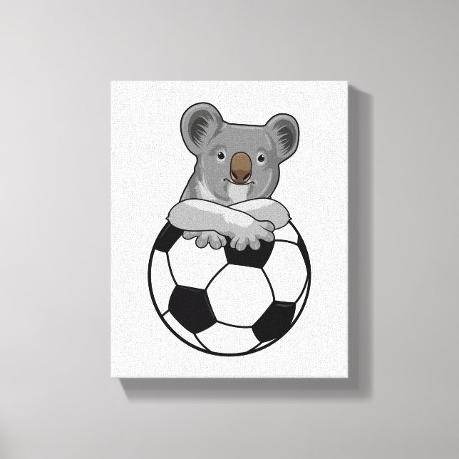 Toile Koala au Soccer Sports (Recto)