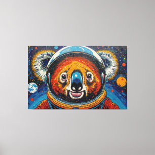 TOILE KOALA DANS L'ESPACE-2