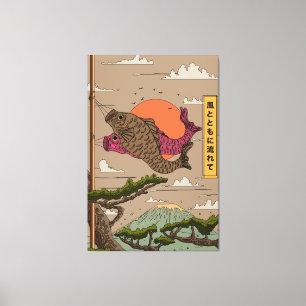 Toile Koinobori Coulant avec le Vent