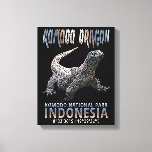 Toile Komodo Dragon (Recto)