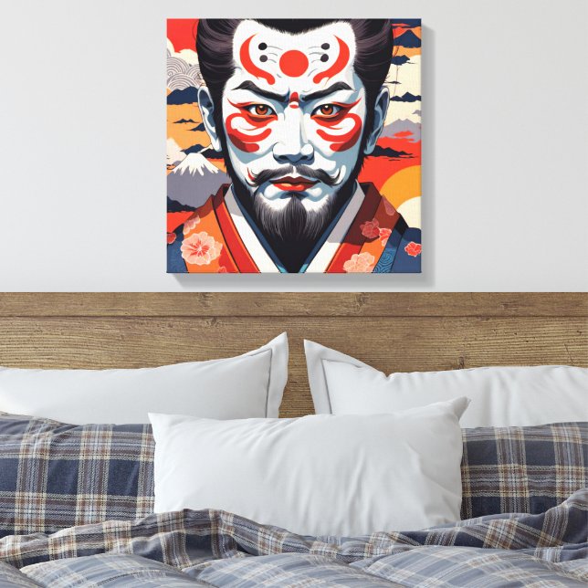 Toile Kumadori Kabuki 5 (Insitu(Chambre))