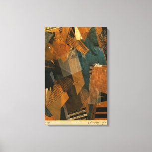 Toile Kurt Schwitters - FORMS DANS L'ESPACE 1920
