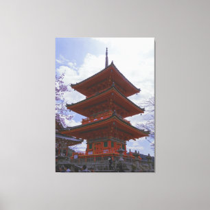 Toile Kyoto, Kiyomizu-Dera du Japon sur un