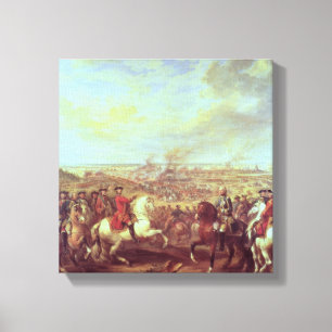 Toile La bataille de Fontenoy, le 11 mai 1745