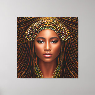Toile La beauté africaine de Regal : célébrer l'histoire