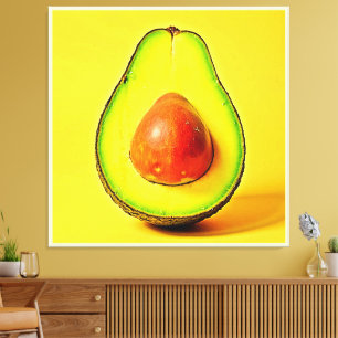 Toile La beauté d'une conception d'Avocado saine