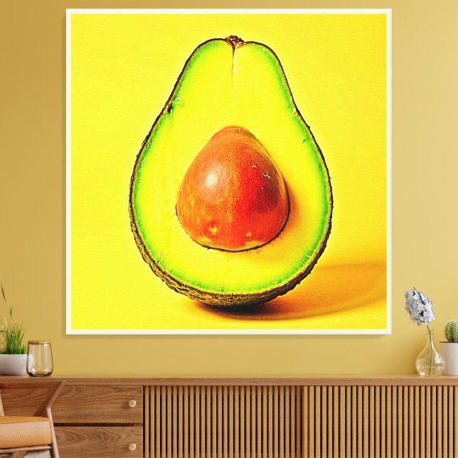 Toile La beauté d'une conception d'Avocado saine (Insitu(Salon))