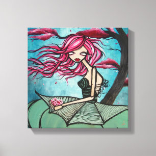 Toile La "berceuse de Birdland" a enveloppé la toile,