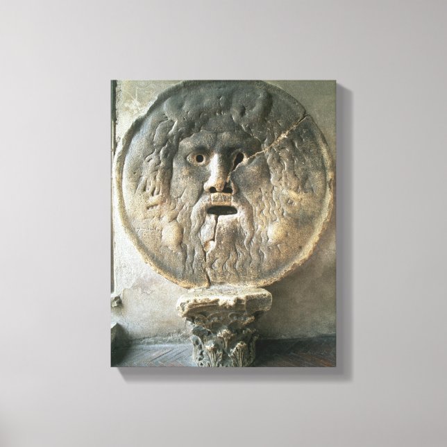 Toile La Bocca di Verita (La Bouche de Vérité) (photo) (Recto)