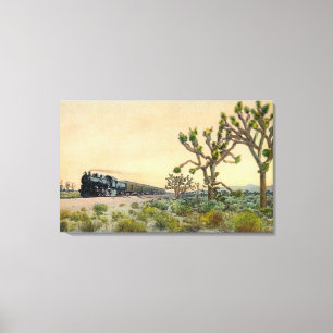 Toile La Californie a limité le train voyageant