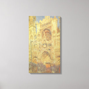 Toile La Cathédrale de Rouen, coucher de soleil par Clau