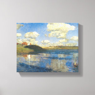 Toile La célèbre peinture d'Isaak Levitan "Le Lac"