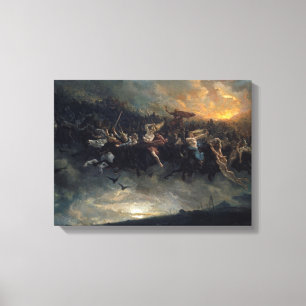 Toile La Chasse Sauvage D'Odin Par Peter Nicolai Arbo 18