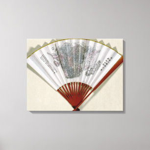 Toile La Chine sur le visage d'une carte de FanPanoramic