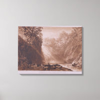 La chute du Clyde, gravée par Charles Turner