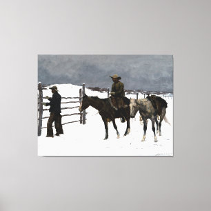 Toile La chute du Cowboy 1895 Frédéric Remington