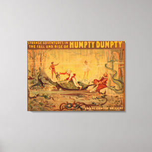 Toile La chute et la hausse du théâtre de Humpty Dumpt
