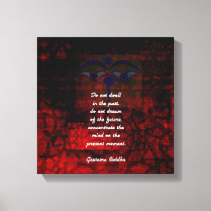 Toile La citation de Bouddha Uplifting ne s’habitue pa